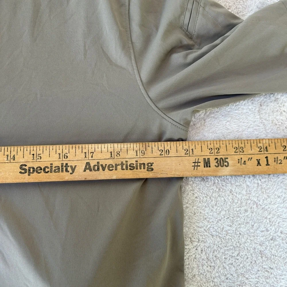 5.11 Tactical Rapid Half Zip Pullover Mens Medium Brown Long Sleeve 82118-070